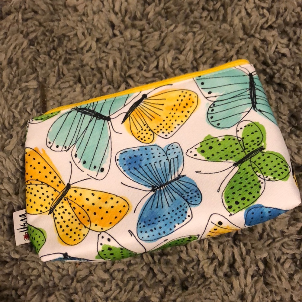 Clinique butterfly makeup bag
